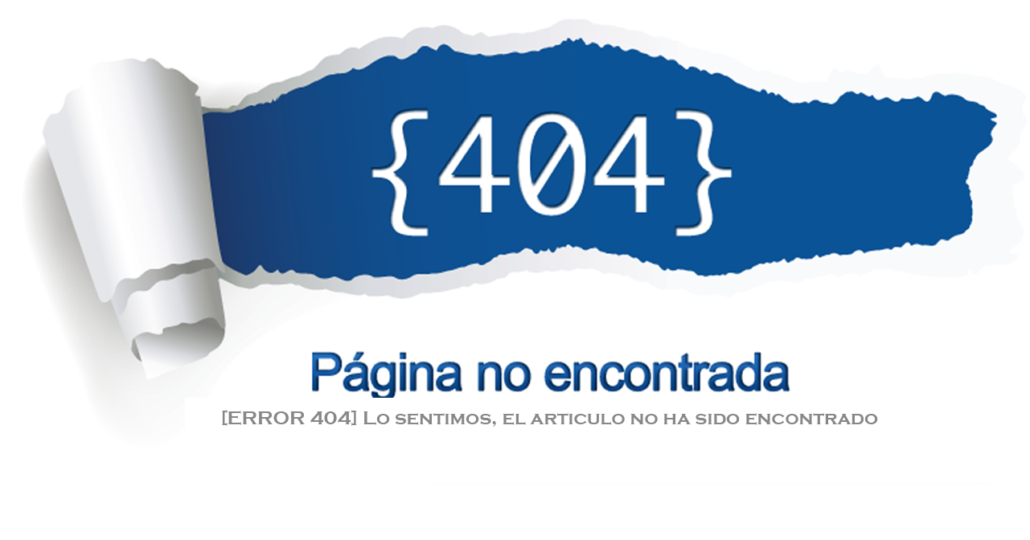 Página Error 404